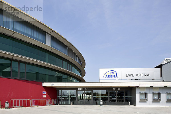 Sport- und Veranstaltungszentrum EWE-Arena  Oldenburg  Niedersachsen  Deutschland  Europa