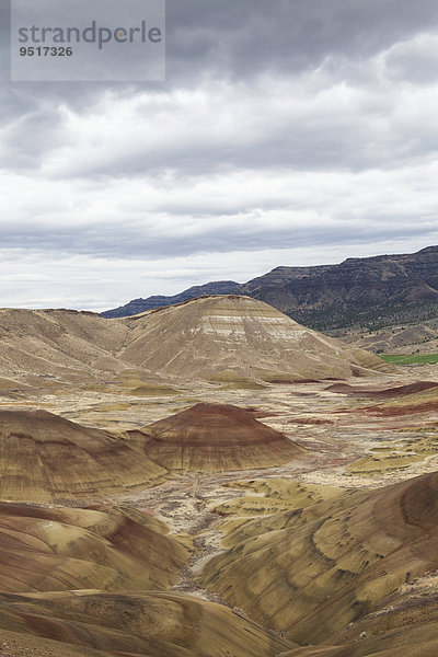 Hügel der Painted Hills  John Deer Fossil Beds  Oregon  USA  Nordamerika