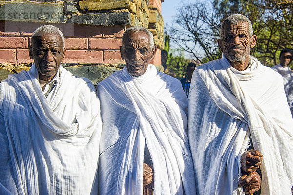 Orthodoxe Männer  Asmara  Eritrea  Afrika