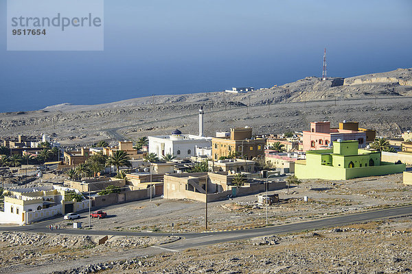 Das Dorf Al-Harf  Musandam  Oman  Asien