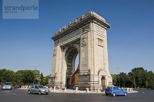 Arcul de Triumf  Triumphbogen  Bukarest  Rumänien  Europa