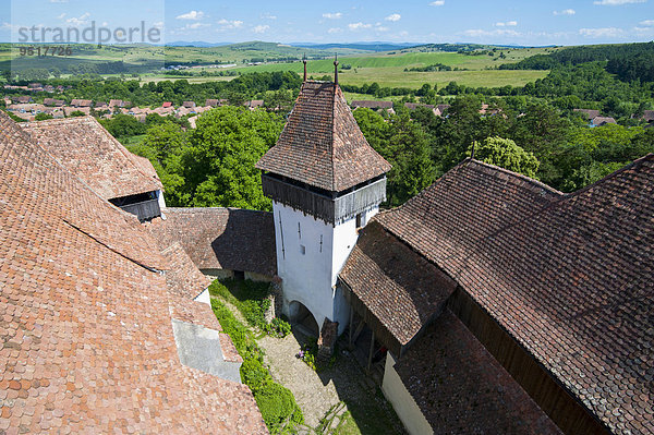 Kirchenburg von Viscri  UNESCO Weltkulturerbe  Viscri  Rumänien  Europa