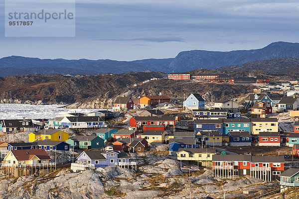 Bunte Häuser von Ilulissat  Grönland