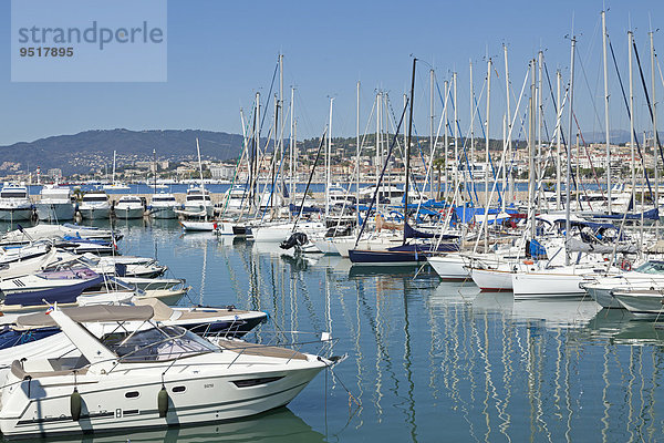 Jachthafen  Cannes  Côte d?Azur  Provence-Alpes-Côte d?Azur  Frankreich  Europa