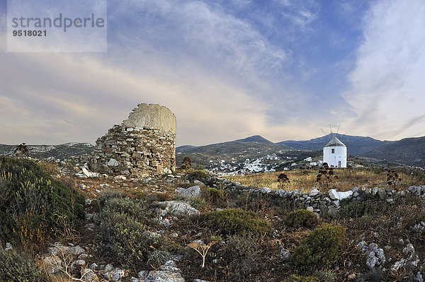 Landschaft bei Lefkes  Paros  Kykladen  Griechenland  Europa