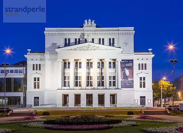 Lettische Nationaloper  Latvijas Nacionala Opera  Riga  Lettland  Europa
