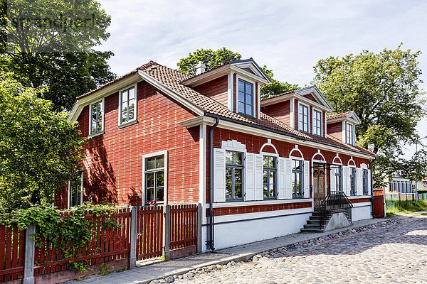 Holzhaus  Kipsala  Riga  Lettland  Europa