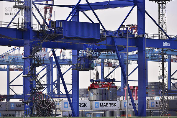 Wilhelm Kaisen-Terminal  Container-Terminal Bremerhaven  Bremerhaven  Bremen  Deutschland  Europa