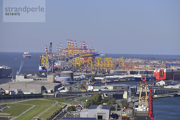 Wilhelm-Kaisen-Terminal  Container-Terminal Bremerhaven  Bremerhaven  Bremen  Deutschland  Europa