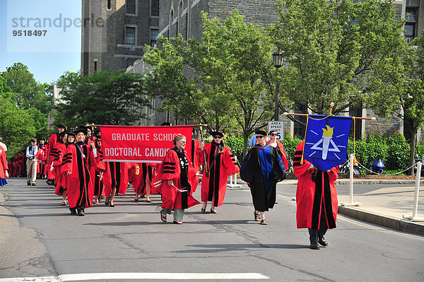 Graduiertenfeier Cornell University Commencement  Ithaca  New York  USA  Nordamerika