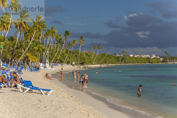Strand  Bayahibe  Dominikanische Republik  Nordamerika