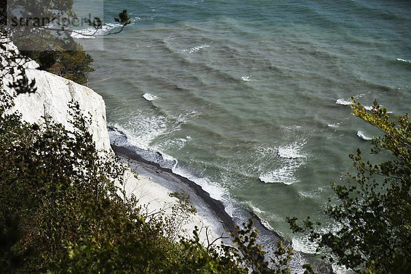 hoch oben Strand klein Sand Ansicht Flachwinkelansicht Winkel