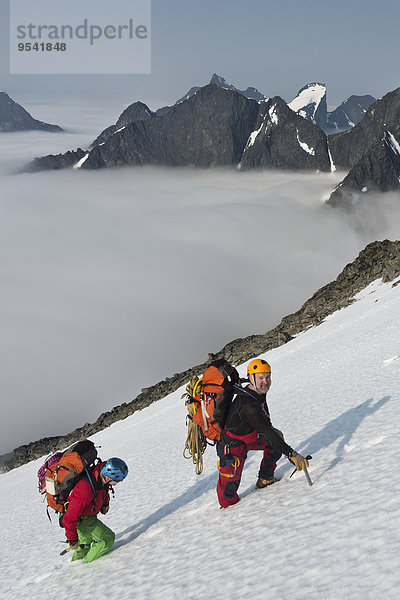 Men hiking