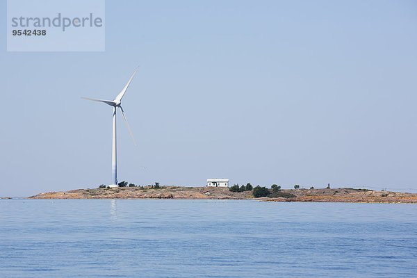 Windturbine Windrad Windräder Meer
