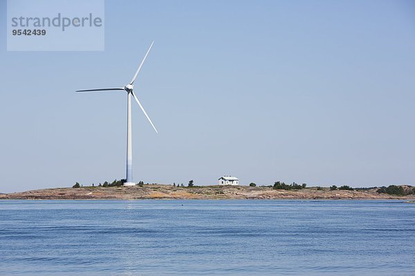 Windturbine Windrad Windräder Meer
