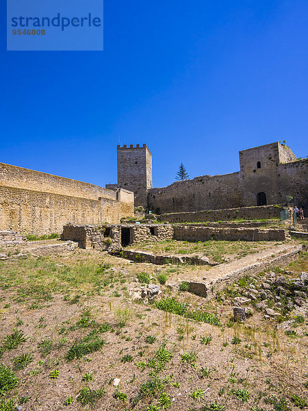 Italien  Sizilien  Enna  Festung Castello di Lombardia