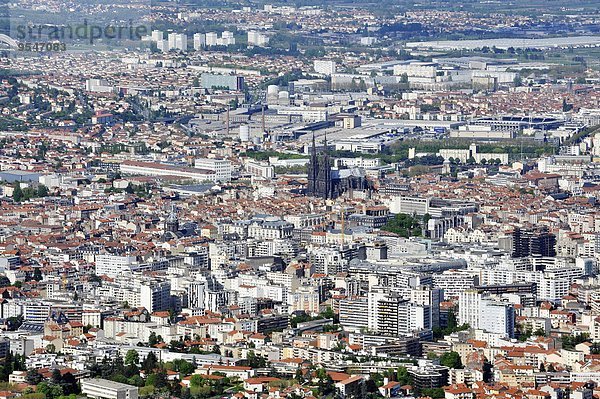 Großstadt Ansicht Auvergne