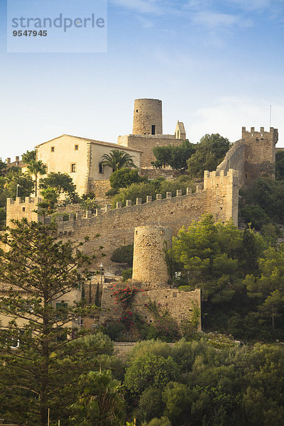 Spanien  Balearen  Mallorca  Capdepera  Blick auf das Fort
