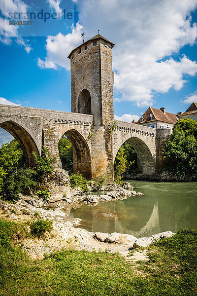 'Orthez (south western France): ''Pont-Vieux'' bridge'