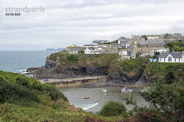 Großbritannien  England  Cornwall  Port Isaac  Fischerdorf und Hafen