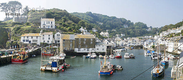 Großbritannien  England  Cornwall  Fischerdorf Polperro  Hafen