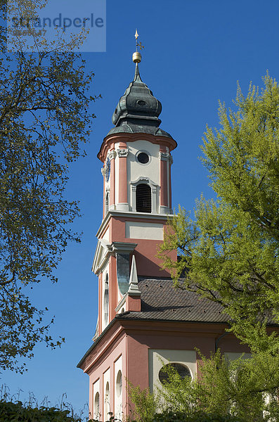 Deutschland  Baden-Württemberg  Mainau  Schlosskirche  Kirchturm