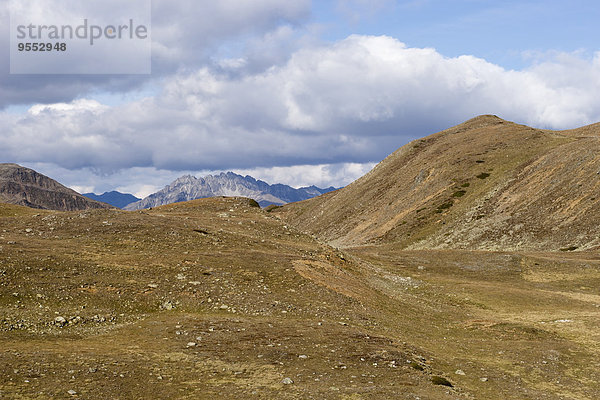 Italien  Südtirol  Region Watles  Berglandschaft