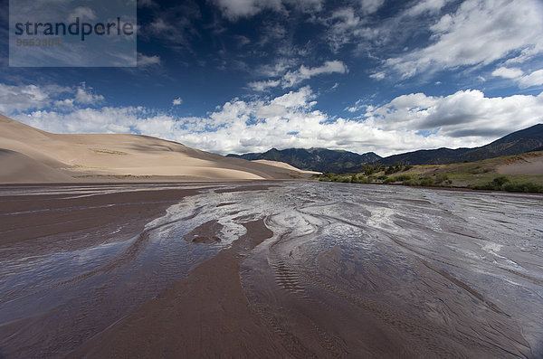 USA  Colorado  Great Sand Dunes Nationalpark und Naturschutzgebiet