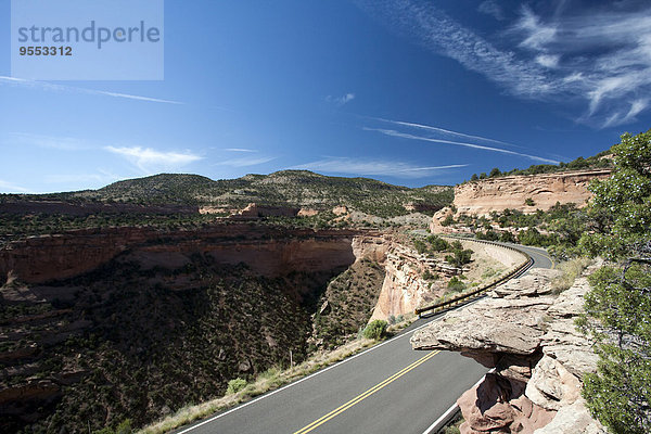 USA  Colorado  Colorado National Monument  Straße