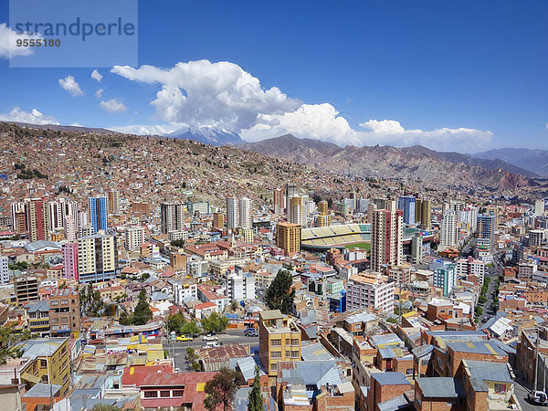Südamerika  Bolivien  La Paz  Stadtbild