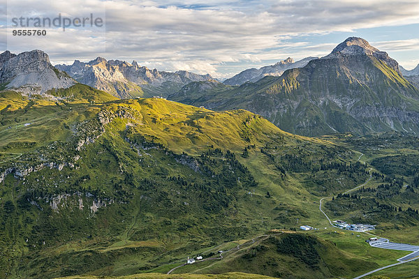 Österreich  Vorarlberg  Lechtal  Alpenlandschaft