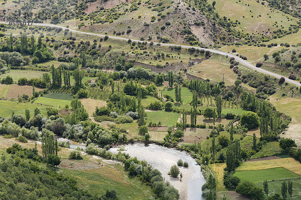 Türkei  Anatolien  Südostanatolien  Adiyaman Provinz  Kahta  Nemrut Dagi Nationalpark  Kulturlandschaft und Kahta River