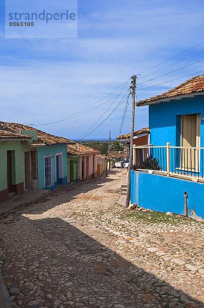 Städtisches Motiv Städtische Motive Straßenszene Karibik Westindische Inseln Trinidad und Tobago Kuba