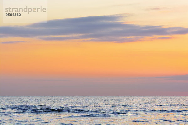 Sonnenaufgang Meer Baltikum Darß Deutschland Zingst Mecklenburg-Vorpommern