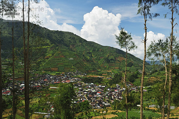 Dorf Ansicht Indonesien Java