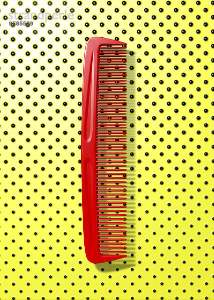 Hintergrund Close-up rot Haarkamm Punkt