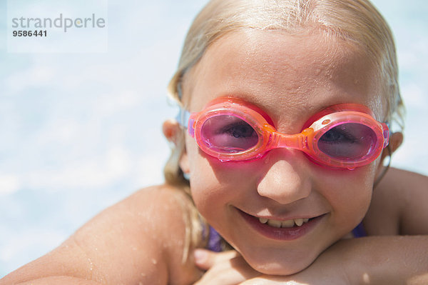 Europäer Schutzbrille Schwimmbad Kleidung Mädchen