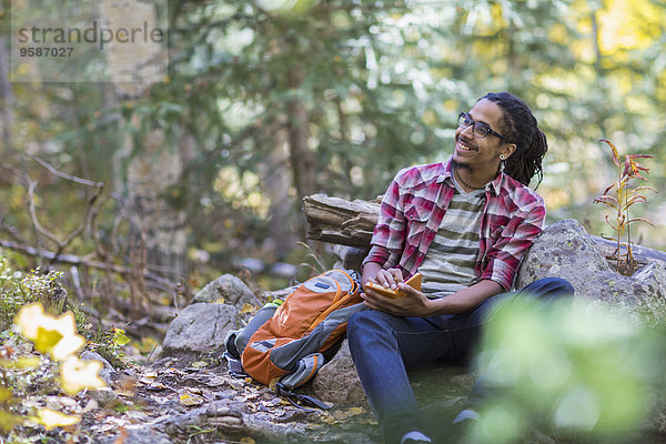 schreiben Wald mischen wandern Mixed