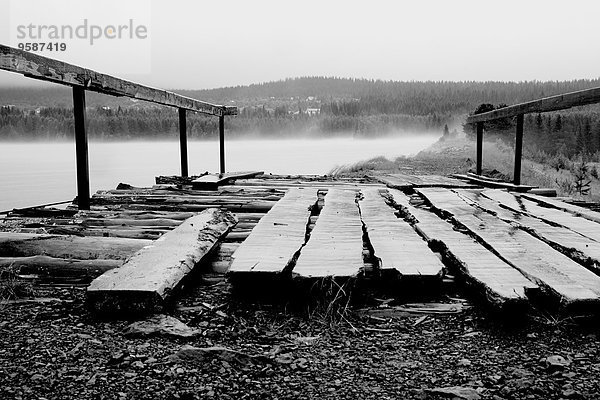 Strand Plattform Holzplanke