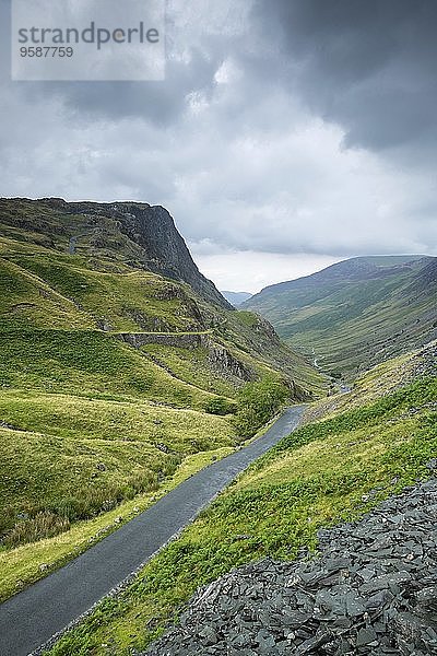 Vereinigtes Königreich  England  Cumbria  Lake District  Honister Pass