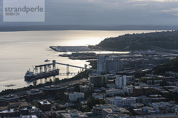 USA  Staat Washington  Seattle  Hafen  Louis Dreyfus Corporation  Terminal 86  Grain Wharf