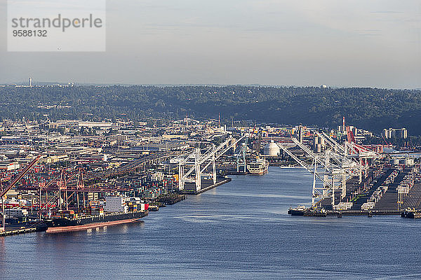 USA  Staat Washington  Seattle  Hafen