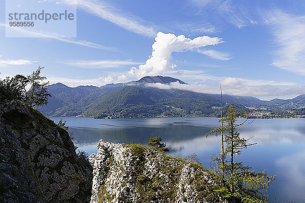 Österreich  Oberösterreich  Salzkammergut  Traunsee mit Traunkirchen