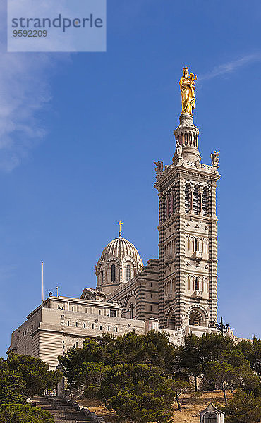 Frankreich  Provence-Alpes-Cote d'Azur  Bouches-du-Rhone  Marseille  Basilika Notre-Dame de la Garde