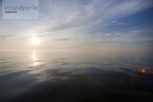 Bodenhöhe Wasser Abend