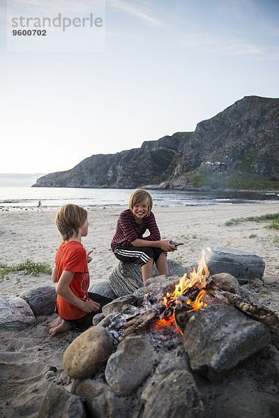 Strand Junge - Person camping