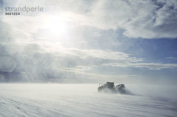 Verkehr Landschaft Schnee