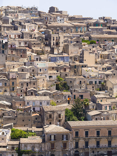 Italien  Sizilien  Modica  Stadtbild