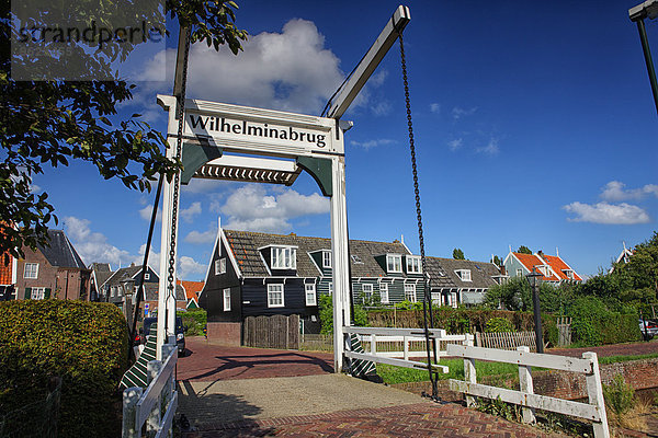 Niederlande  Marken  Zugbrücke
