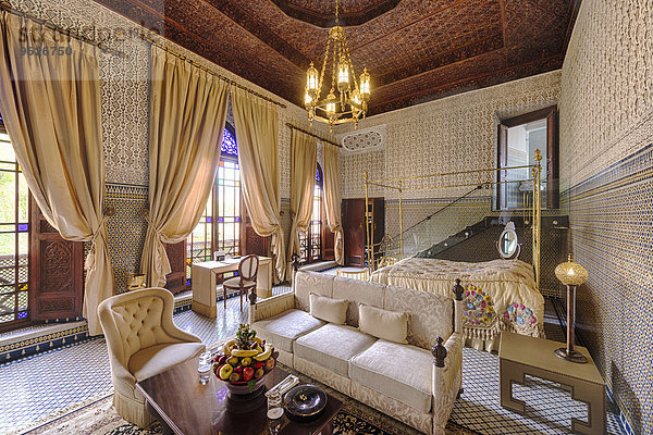 Marokko  Fes  Hotel Riad Fes  Hotelsuite
